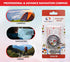 Backpacking TurnOnSport Orienteering Compass - Advanced Scout Compass for Hiking, Camping, and - Best Survival Gifts