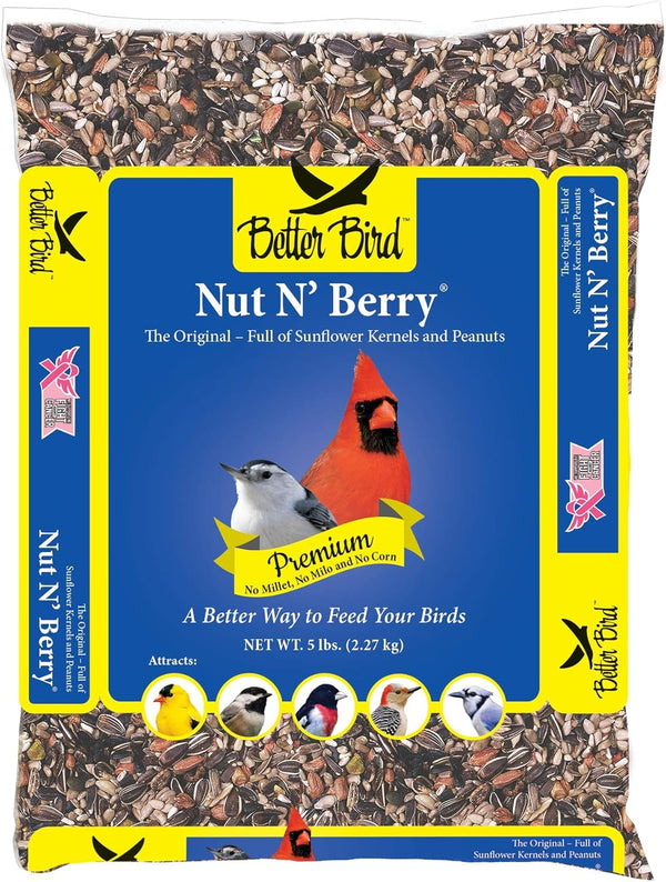 Better Bird, Nut N Berry Premium 5 lb Poly Bag, Pack of
