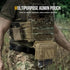 OneTigris Tactical Drop Pouch, PLUS1S Admin Pouch, Tactical Tool Pouch with Hook and Loop Panel for Tactical Vest Chest