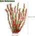 Large Aquarium Plastic Plants, Tall Aquarium Plants for Fish Tanks Decor, 21.26" Height (Red Green, 2pcs)