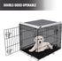 Dog Crate Cover for 30 Inch Wire Cages - Indoor Breathable Polyester Kennel Cover, Machine Wash & Dry, Double Door