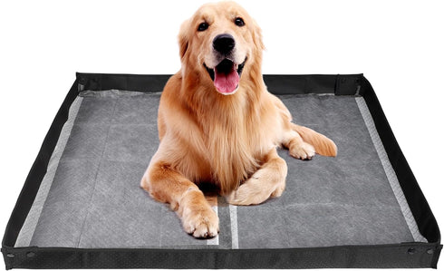 Leekalos Portable Dog Pee Pads Holder for Travel, Puppy Pad Holder Foldable