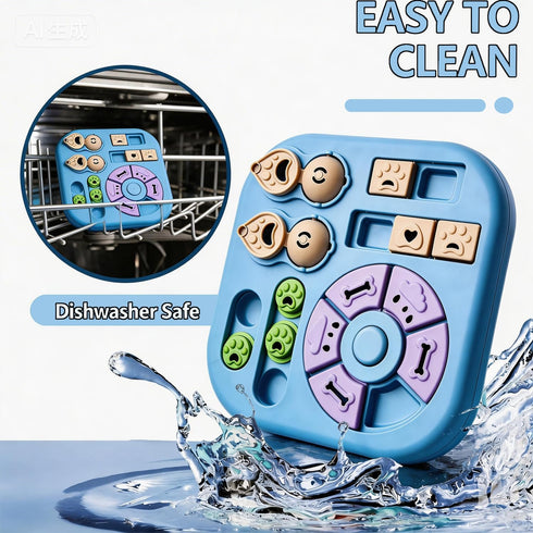 Tee Shirt Galaxy Interactive Dog Treat Puzzle Toys Durable, Dog Puzzle Toy IQ Training Slow Feeder for Large Medium