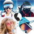 PATIKIL Hard Ski Goggle Cases, EVA Sports Glasses Case for Shockproof Snowboard Goggles