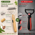 Juyoolumin 4-in-1 Set Bamboo Pet Grooming Kit for Medium to Long Haired Dogs & Cats, Dematting Comb with Undercoat
