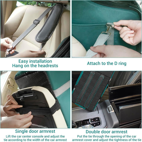 11 lbs LIWSHWZ Console Dog Car Seat - Portable Travel Dogs Armrest Booster Seat with Absorbent Recyclable Diaper