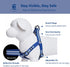 Blueberry Pet Essentials Step-in Reflective Dog Harness, Navy Blue, Chest Girth 20" - 26", Medium, Adjustable Harnesses
