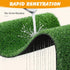 35x23in 2-Pack 2 Dog Grass Pad with Tray, Dogs Potty Tray with Replacement Artificial Grass and Washable Reusable Pee