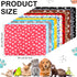12 Pieces Fleece Blankets for Pets, Dog Puppy Blankets, Paw Print Dogs Cat Blanket Bedding Cover for Small Animals, 18