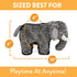 Spunky pup Tough Plush Toy Elephant