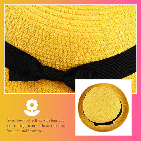 Women's Straw Hat, Sun Hat, Fedora Beach Hat, Bonnet for Men, Fitted Straw Hats