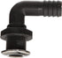 Seachoice 90-Degree Thru-Hull Connector, Fits 1-1/8 in. ID Hose, Max Hull 1-3/8 in., White