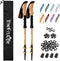 TheFitLife Trekking Poles for Hiking and Walking, Lightweight Aluminum with Natural Cork Grip