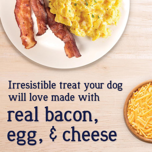 Stewart Freeze Dried Dog Treats, PuffPops Bacon, Egg, and Cheese Recipe - 2.8 Ounce Resealable Pouch