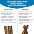 Best Bully Sticks All Natural Dog Chews - 6 Inch Chicken Wrapped Beef Collagen Sticks - USA Baked & Packed, Rawhide