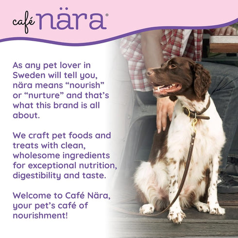 1 lb Caf Nara - Beef Air-Dried Food for Dogs - Complete Meal, Food Topper or Treat - Minimally Processed & Highly