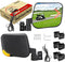 Roykaw Golf Cart No Drilling Folding Side Rear View Mirror - Compatible with LED Turn Signal Light, Universal