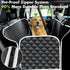 Meolsaek Dog Car Seat Cover for Back Seat, Non-Slip Backseat Cover for Dogs in Car, with Mesh Window Scratch Proof