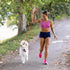 2pcs Slip Lead Dog Leash, 5FT Strong Rope for Small Medium Dogs, Pink and Orange