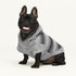 Fitwarm Fuzzy Dog Sweater, Knitted Winter Clothes for Small Dogs, Hooded Outfit in Heather Grey, Black, Medium