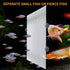 2PCS Fish Tank Divider, Plastic Aquarium Dividers with Suction Cups, Transparent Grid Plate Isolation Fish Tank