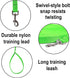 Hi Kiss Dog Obedience Recall Training Lead, 15ft to 100ft, Great for Training, Play, Camping, or Backyard