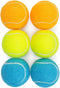 PrimePets Squeaky Balls for Dogs, 2.5 Inch Interactive Tennis Toys for Medium, Large Dogs