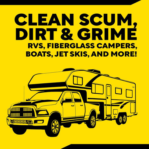 M43 64 Oz Meguiar's Marine/RV Boat Wash, pH-Balanced Boat/RV Wash for Protecting Fiberglass and Gel Coat, Streak-Free