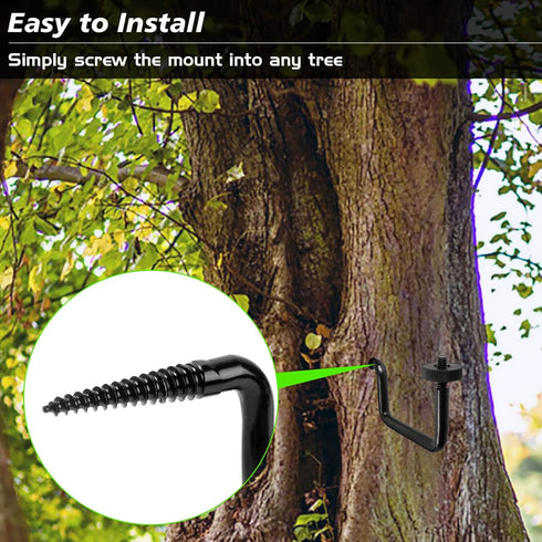 Trail Camera Mount, 3 Pack Hunting Accessory, Camera Holder with 1/4" x 20 Screw Mounting Brackets