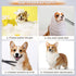 6 1 Dog Grooming Scissors Kit with Safety Round Tips, GEMEK Professional in Grooming Scissors for Dogs, Heavy Duty