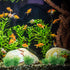 Green Aquarium Plant Ornaments 10Pcs Lifelike Plastic Fish Tank Foreground Grass for Water Tank Decorations
