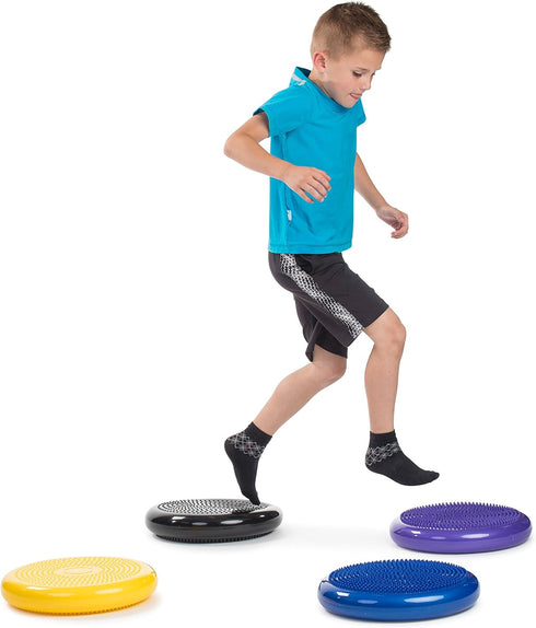 Wobble Cushion Balance Disc - Wiggle Seat & Balance Pad for Exercise, Physical Therapy, Sensory Kids