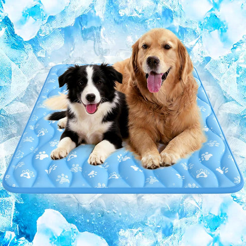 Rywell Super-Absorbent Cooling Mat for Dogs 59"x40" Arc-Chill 3.0 & Color-Changing Dog