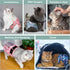 3 Pack Reusable Cat Diapers with Good Absorbency Kitten Diapers Small for Female & Male Cats - Easy to Put On, Secure