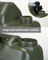 UPWOIGH 5 Gallon Water Jug, Camping Water Container, No Leakage Water Storage, Military Green