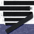 Shappy 13 Inch Replacement Straps for Baseball Catchers Gear, Youth Leg Guard Straps in Black Silver