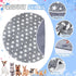 4 Pcs Round Whelping Pee Pads, Washable for Dogs, Waterproof Training Pads, Non-Slip Cat Dog Bed Mat for Crate Kennel