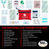 Protect Life First Aid Kit for Home/Business, HSA/FSA Eligible Emergency Kit, 100 Pieces for Travel and Camping