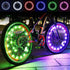 LED Bike Wheel Lights, 2-Tire Pack Bicycle Lights with Batteries Included, Stocking Stuffer Birthday Gift for Kids