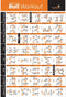 NewMe Fitness Workout Posters for Home Gym - Full Body Exercise Posters for Core, Abs, Legs, Glutes & Upper Body