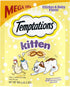 Temptations Kitten Crunchy and Soft Treats, Chicken and Dairy Flavor, 6.3 oz Pouch (Pack of 10)