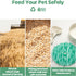 Slow Feeder Dog Bowls for Large Breeds, Detachable Design with 4 Feeding Modes, Dishwasher Safe, Green