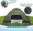 Lightweight Backpacking Tent Camouflage Outdoor Equipment for Camping Hiking Biking Trip - Sutekus