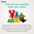 fabdog Floaties Squeaky Floating Water Dog Toys for All Breeds - Cute & Durable Duck Puppy Toy, Made with Recycled