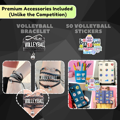 Volleyball Training Equipment Aid - Perfect Solo Serve & Spike Trainer for Beginners & Pros