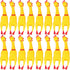 Sratte 16 Pack Screaming Chicken Toys Bulk Large Rubber Squeaking Chicken Toys