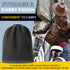 Waterproof Bicycle Cover for Outdoor Storage, Fits 1 or 2 Bikes, Heavy Duty Ripstop Fabric