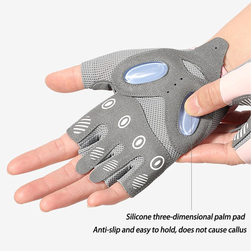 Mawjom Breathable Workout Gloves for Women Men Full Palm Protection Grip for Gym Training Fitness Weightlifting