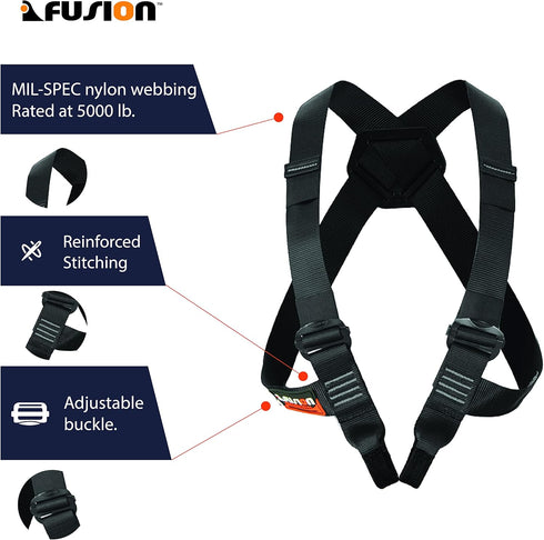 Fusion Climb Stika Chest Rescue Harness - 23kN Climbing Harness with UIAA Certificate
