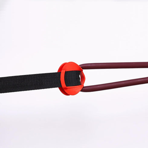 Lifeline Heavy Duty Door Anchor, Black/Red
